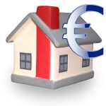Casita con simbolo del euro