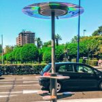 seta de recarga de móviles